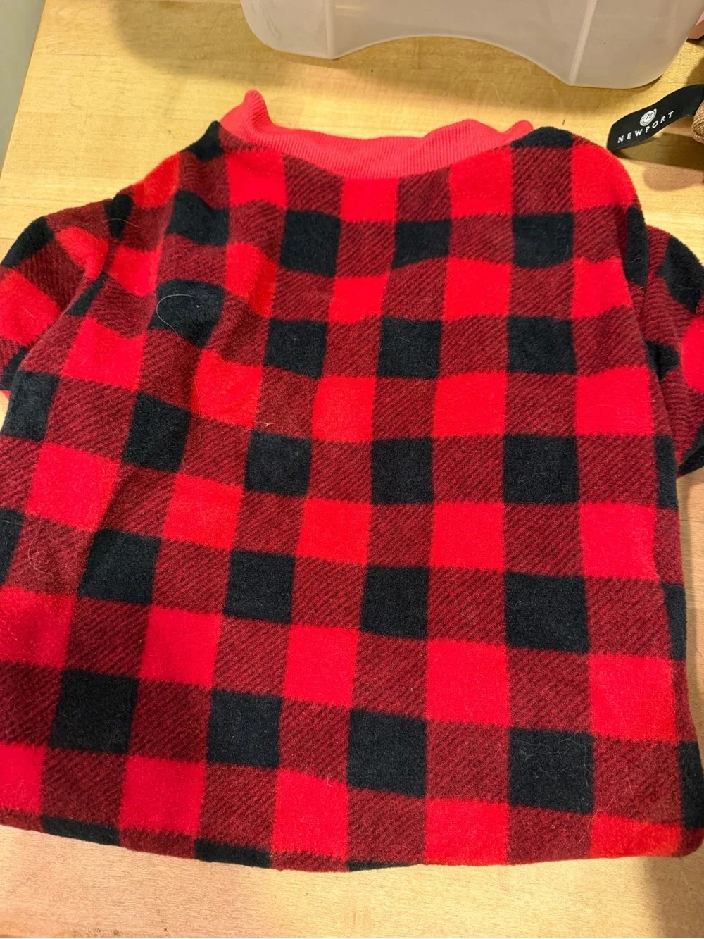 Target Wondershop Red Black Plaid Dog Pajamas